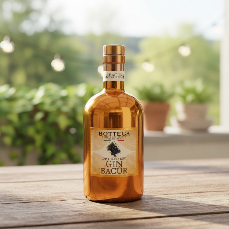 Italienischer Gin BACÛR Bottega – Dry Gin (70 cl)