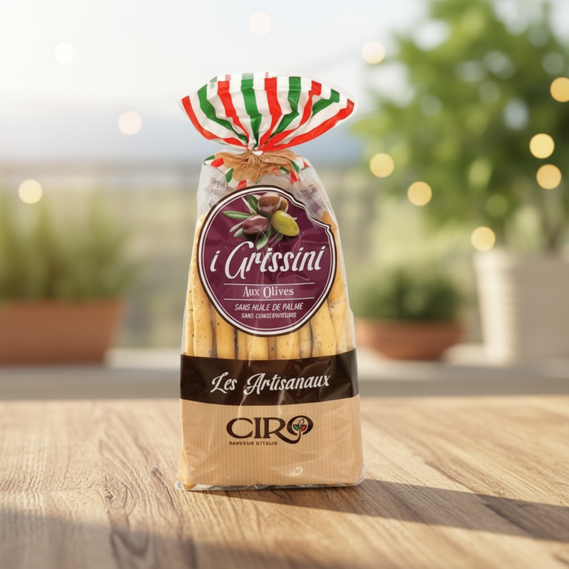 Gressin Olive Ciro - Mediterraner Geschmack (250 g) 