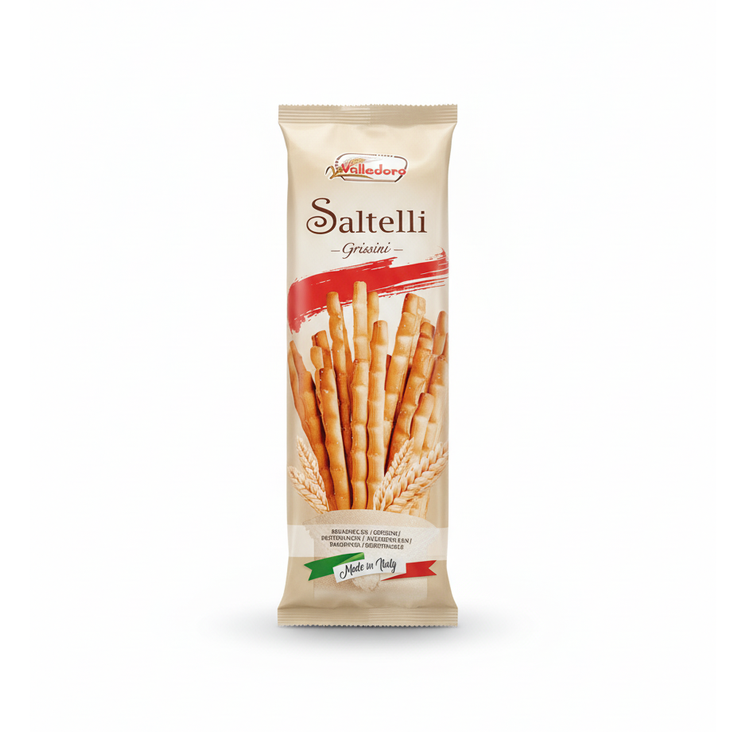 Grissini Saltelli Valledoro – Gressins Italiens - face avant