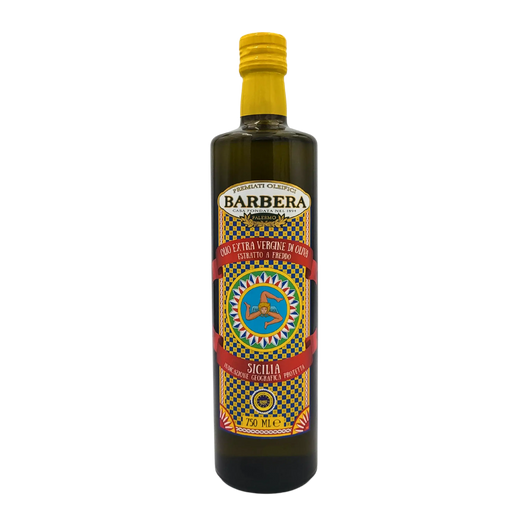 Huile d'olive extra vierge de Palerme Barbera 75cl - Face avant