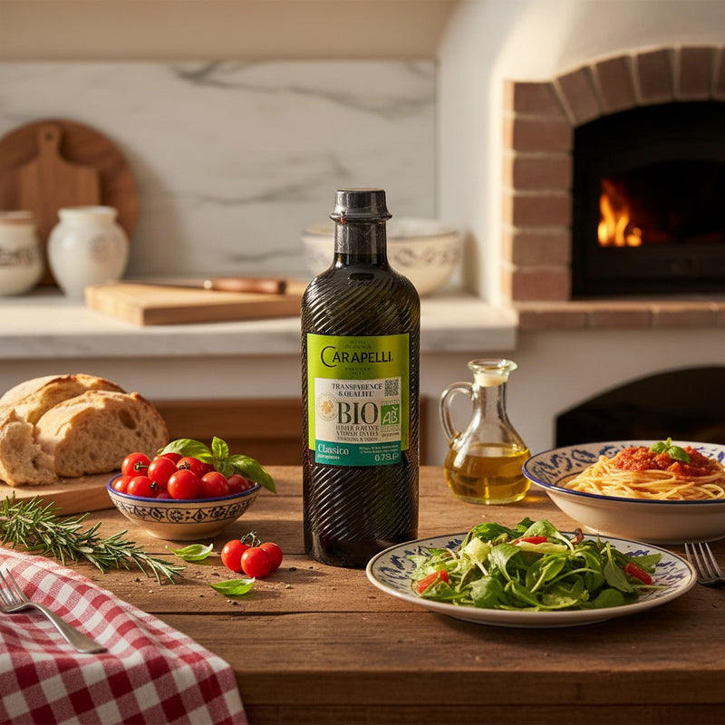 Huile d’Olive Bio Carapelli – Classico (75 cl) — cuisine italienne authentique