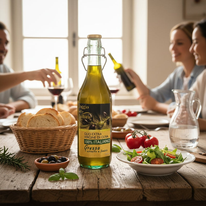 Huile d’Olive Extra Vierge 100 % Italien Poggio delle Fattorie - Format (75 cl) — cuisine italienne authentique