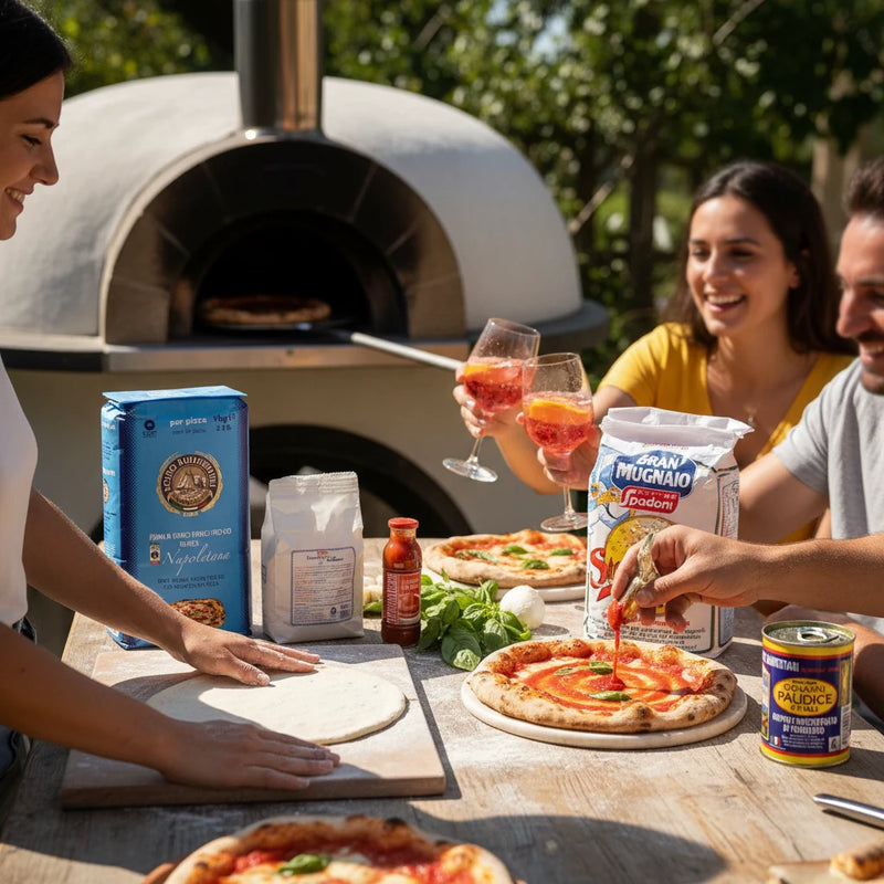 Kit Pizza Napolitaine — Farine Tipo 00, Passata, Levure & Semoule