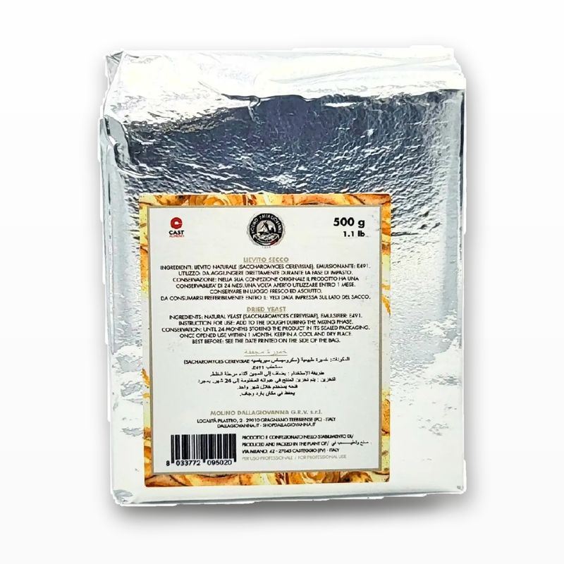 Levure Sèche Instantanée Molino Dallagiovanna - Usage (500G)