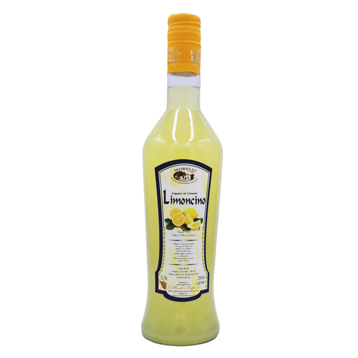 Liqueur Citron Italienne Morelli - Saveur Morelli (70 cl / 2 L) — face avant