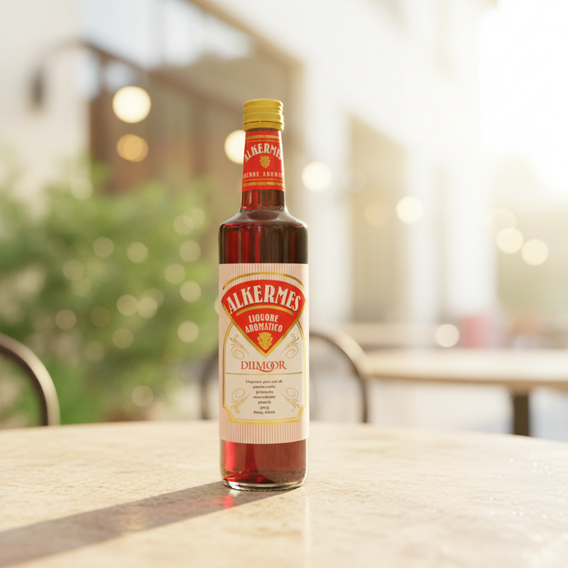 Alchermes Dilmoor Likör – Traditionelles Rot (70 cl)