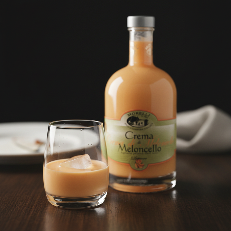 Liqueur de Melon Morelli – Crème (50 cl) — en situation