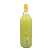 Dos de la bouteille de Limoncino Morelli 2L avec informations sur les ingrédients et le pourcentage d'alcool.