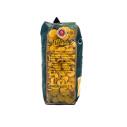 Pâtes bio Lumache Rigate La Molisana 500g - Vue latérale avec détails sur la composition.