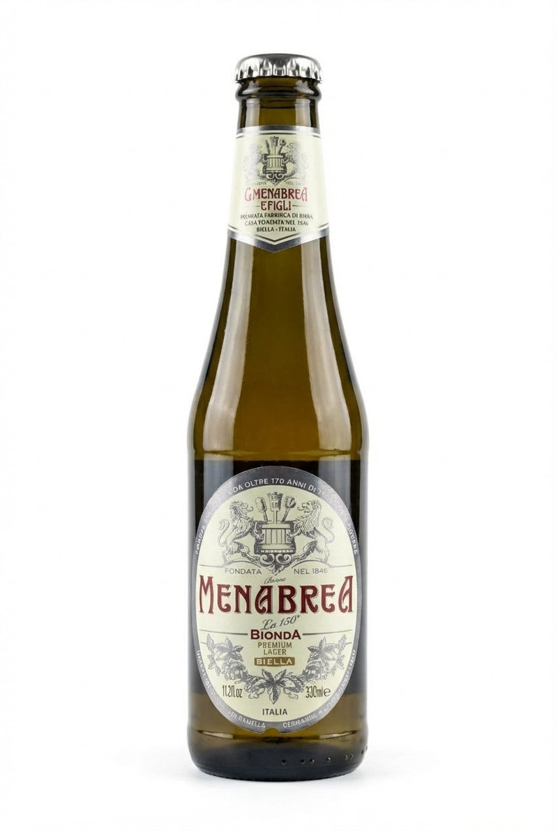 Menabrea Bionda — La bière qu'on sirote depuis 180 ans - face avant