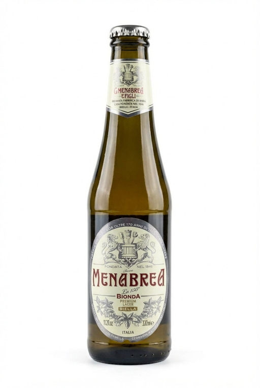 Menabrea Bionda — La bière qu'on sirote depuis 180 ans - face avant