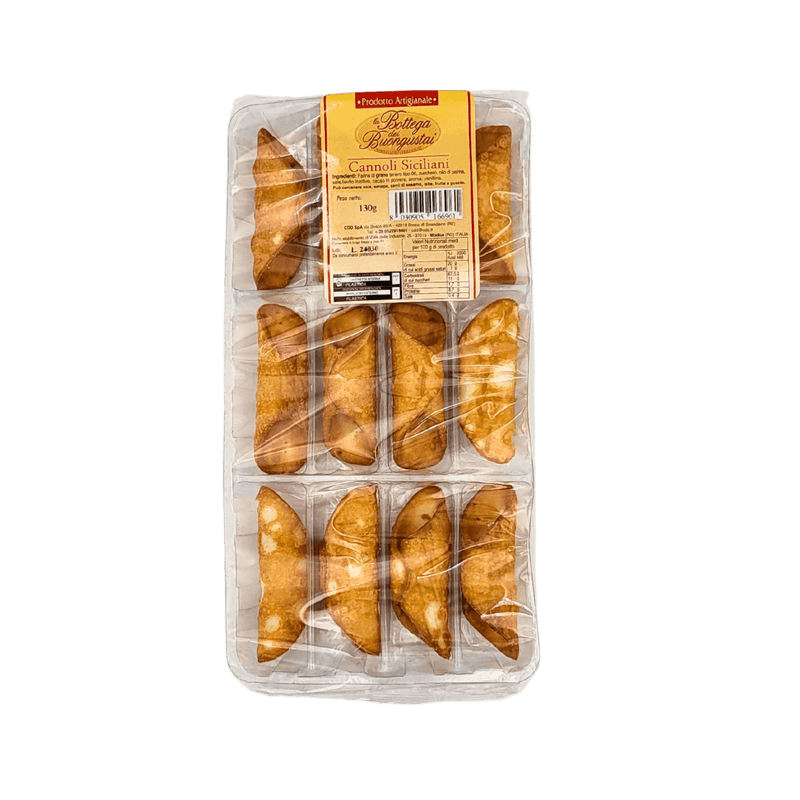 Mini Cannoli à Farcir Sicilien La Bottega Buongustai 130g