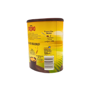 Côté avec instructions de préparation du Nestlé Orzoro Orzo e Caffè Solubile Gusto Intenso 120g.