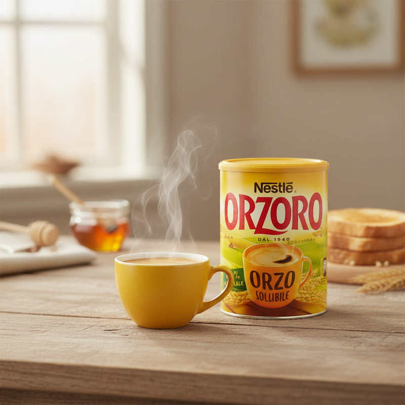 Café d’orge soluble Orzoro Nestlé – (120 g) — en situation