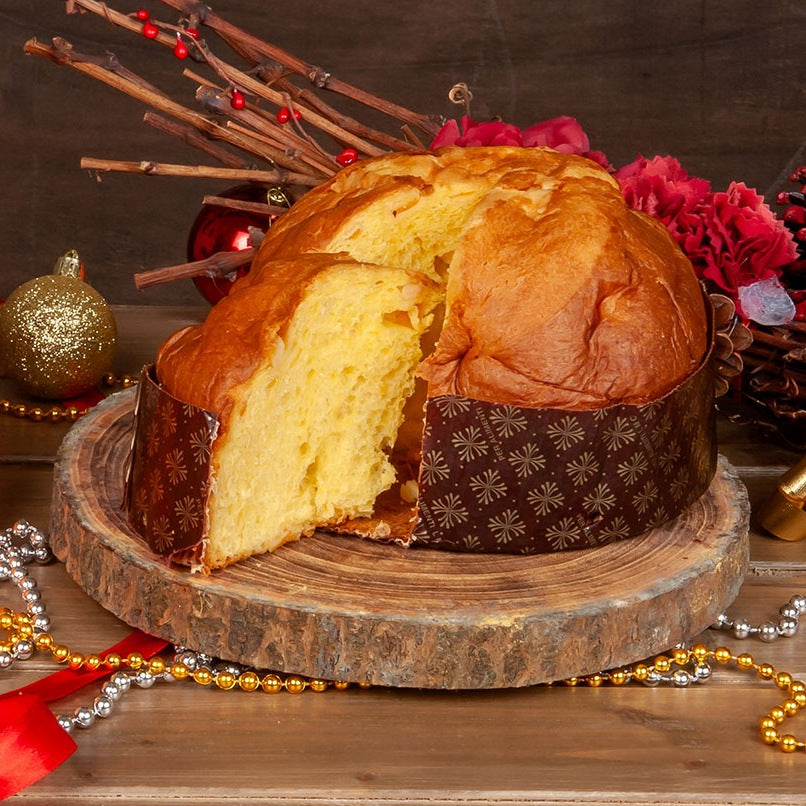Panettone Morelli à l'Arancino tranché, vue de la mie