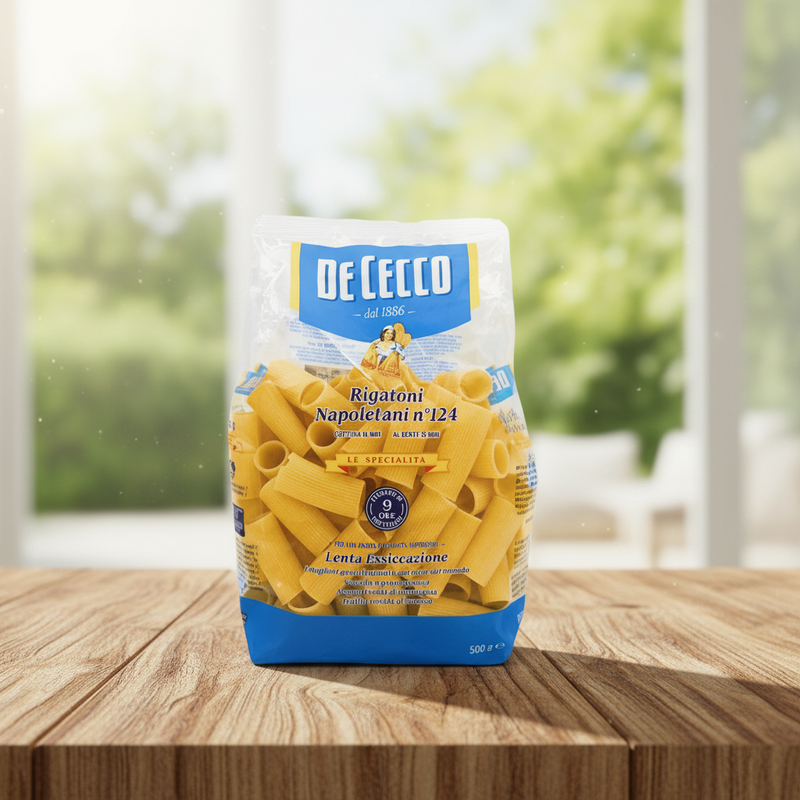 Rigatoni Napoletani De Cecco – Spezialität Kurze Nudeln (500 g) 