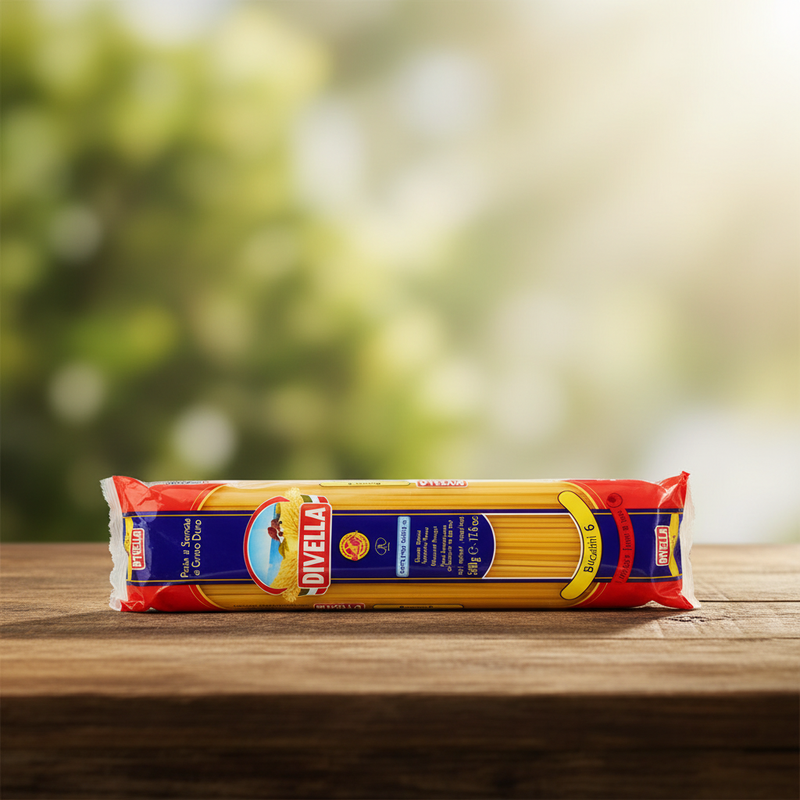 Bucatini Divella N°6 – Hartweizengrieß (500 g) 