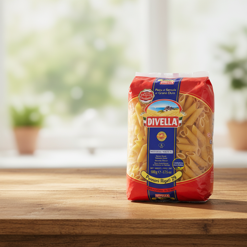 Pennoni Rigati Divella – Formen Nr. 29 (500 g) 