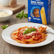Penne Rigate Sans Gluten Barilla - Maïs & Riz (400 g) - en situation d'usage