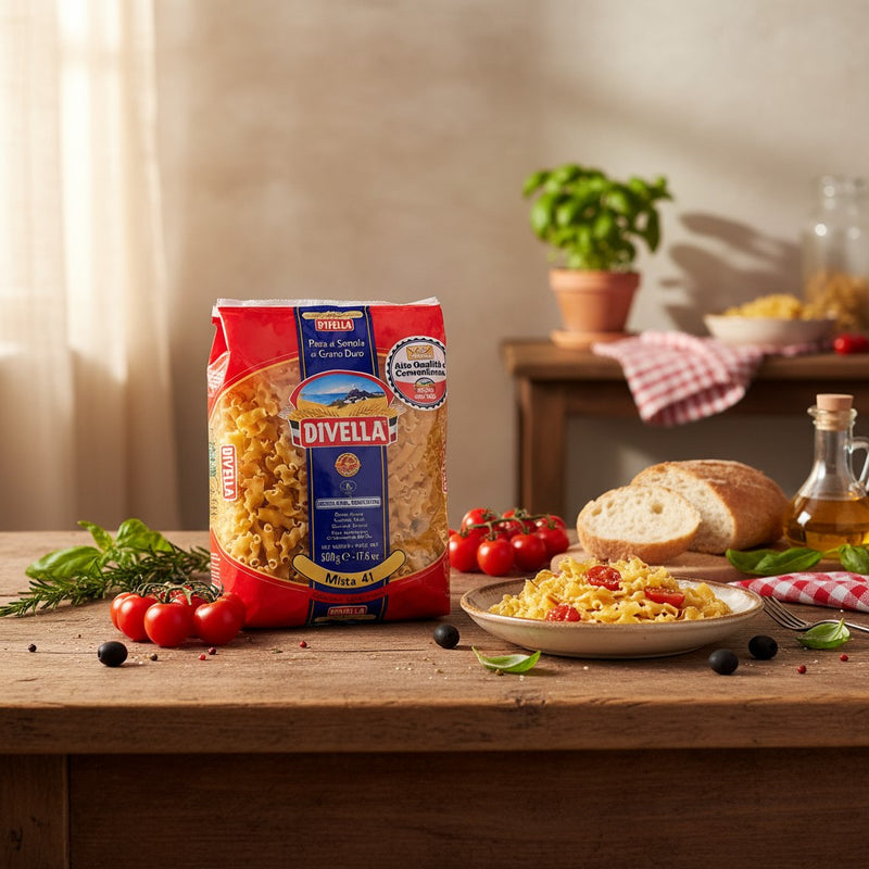 Pâtes Courtes Divella Mista 41 – Format (500 g) — cuisine italienne authentique