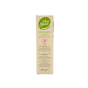 Liste des ingrédients et informations de conservation du produit penne rigate sans gluten Vivi Bene 400g.
