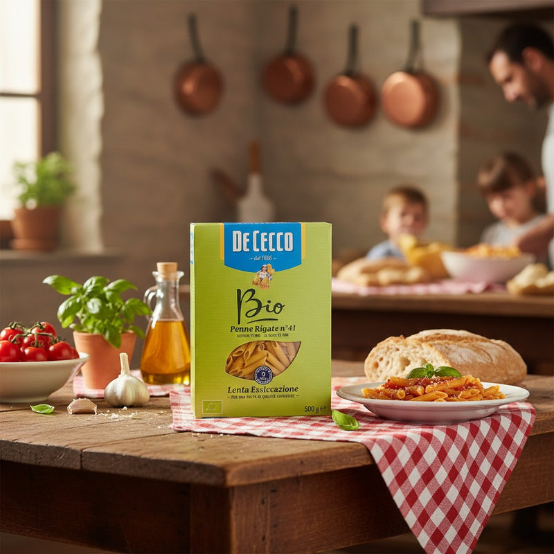 Penne Rigate De Cecco – Bio (500 g) — cuisine italienne authentique