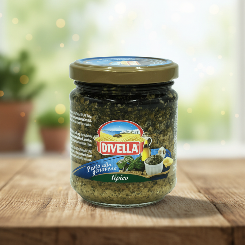 Pesto Alla Genovese Divella - Typisches Rezept (190 g) 