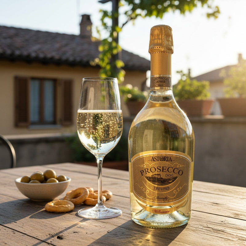 Prosecco Doc Treviso Millesimato Astoria — aperitivo italien