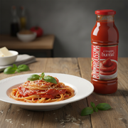 Pummarolissima Passata di Pomodoro – 100% Italienne - en situation d'usage