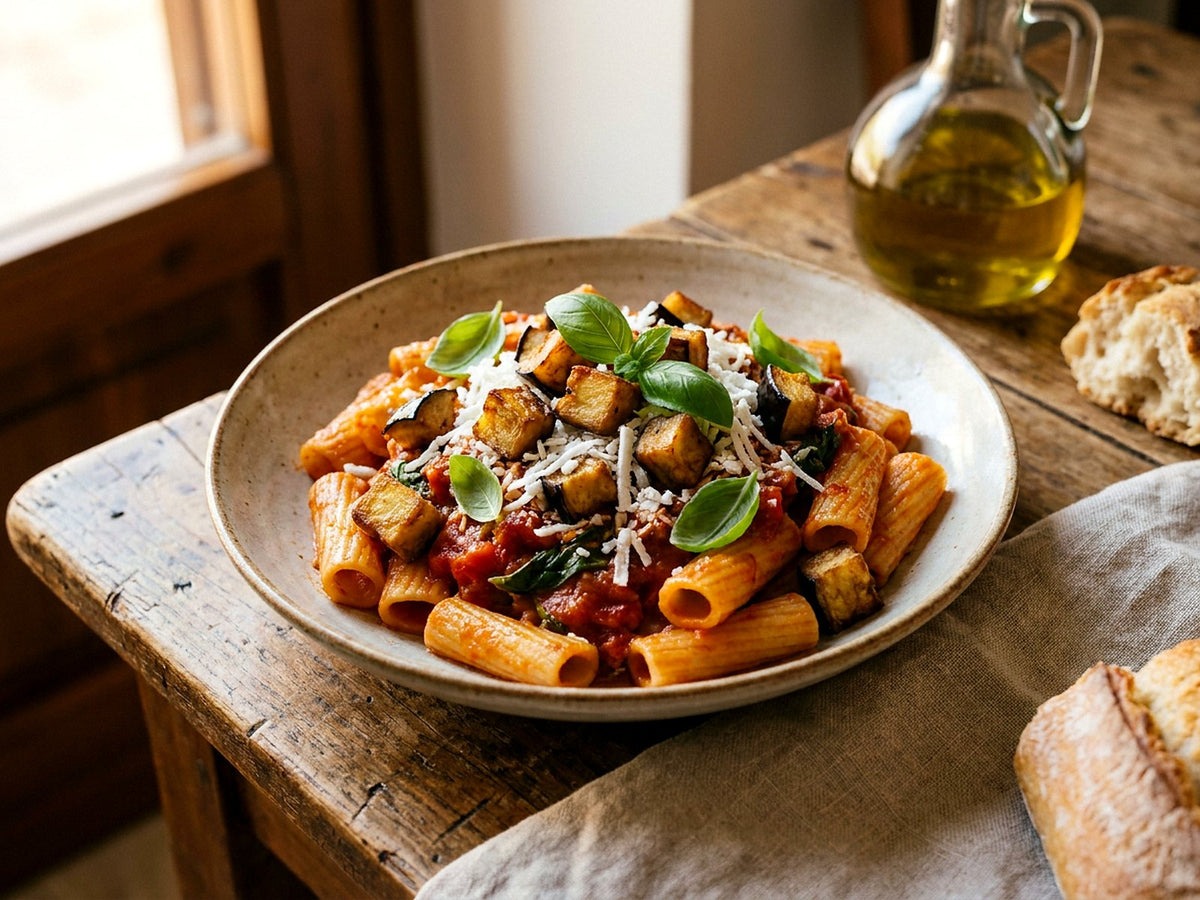 Rigatoni alla Norma