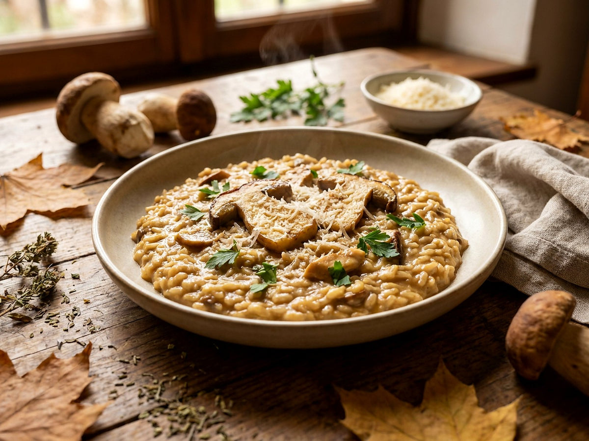 Risotto aux cèpes et au parmesan