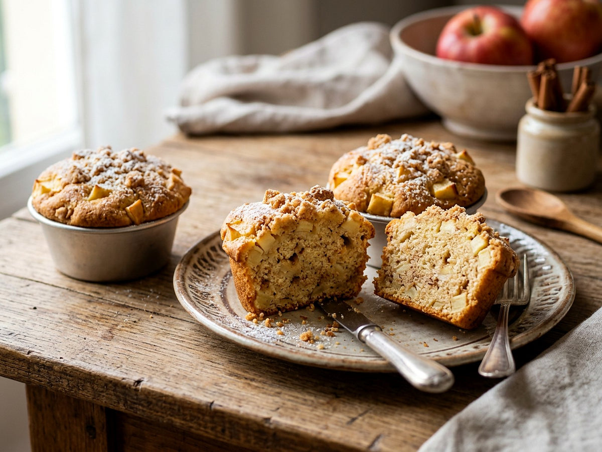 Petits gâteaux aux pommes et aux amaretti