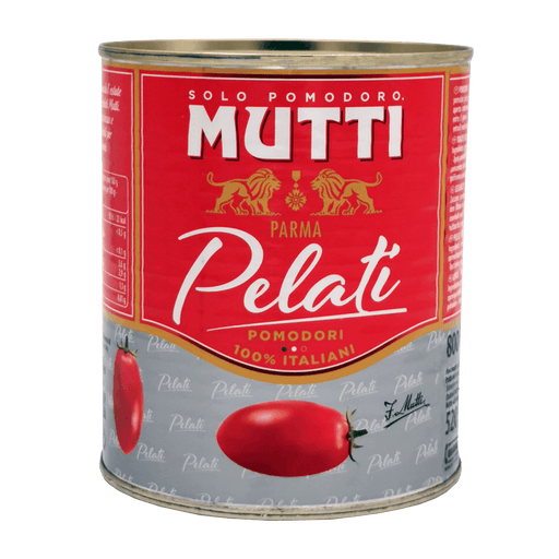 Tomates Pelées Mutti - 100 % Italiennes (800 g) — face avant
