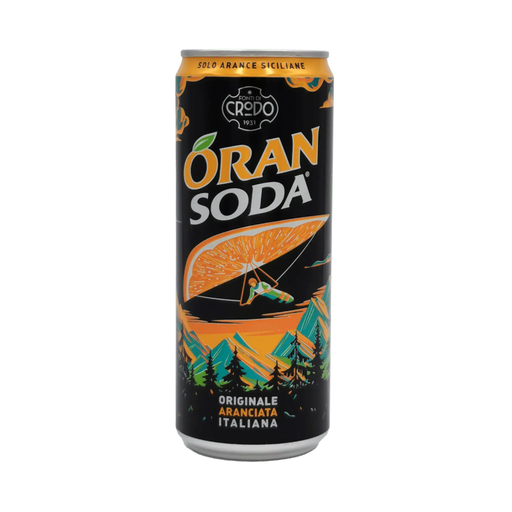 Oransoda Fonti di Crodo – Aranciata Sicilienne (33 cl) — face avant