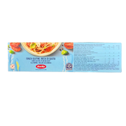 Dos du paquet de spaghetti sans gluten au maïs Barilla 400g - Informations nutritionnelles et préparation des pâtes sans gluten.