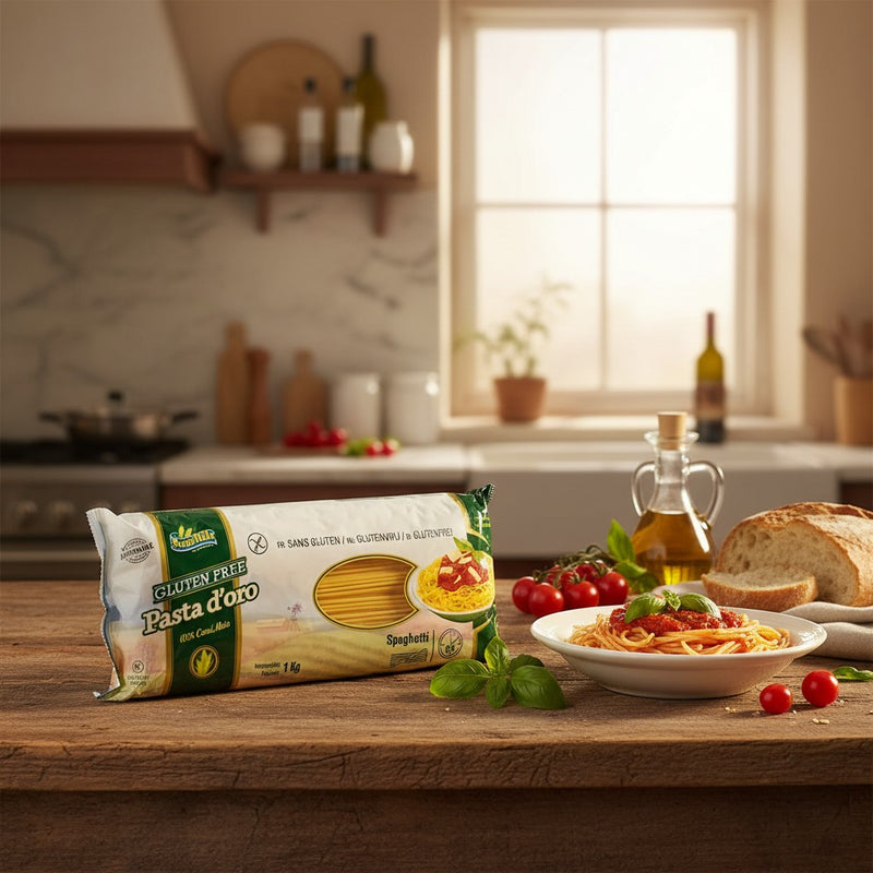 Spaghetti Sans Gluten Sam Mills - 100 % Maïs (1  kg) — cuisine italienne authentique