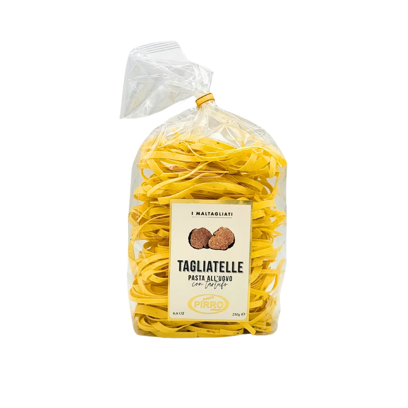 Face avant des Tagliatelle aux œufs avec truffe Pirro 250g