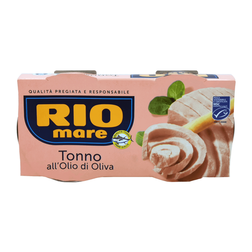 Thon à l'Huile d'Olive Rio Mare - Albacore Qualité Supérieure (320g) — face avant