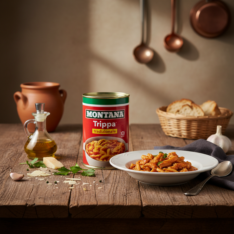 Tripe Traditionnelle Montana - Classique (420 g) - en situation d'usage