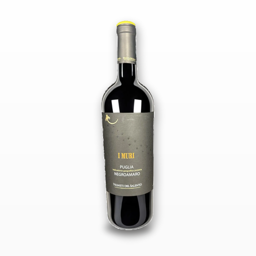 Negroamaro Puglia IGP I Muri Vigneti del Salento – Vin Rouge (75 cl)