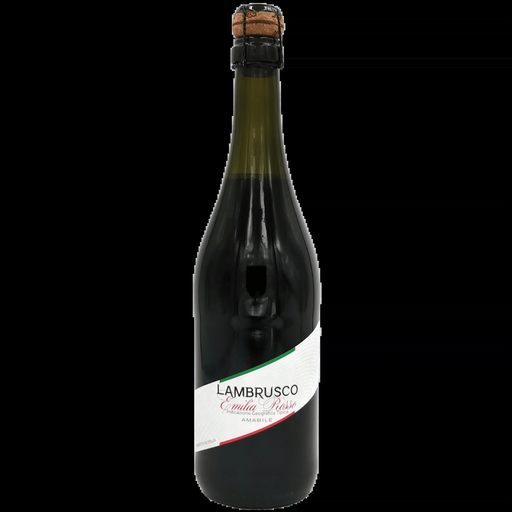 Lambrusco Emilia Rosso Amabile – Rouge Pétillant Italien (75 cl) - face avant