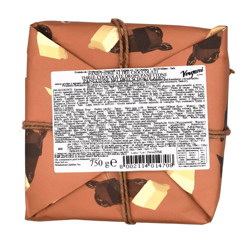 Panettone avec pépites de chocolat