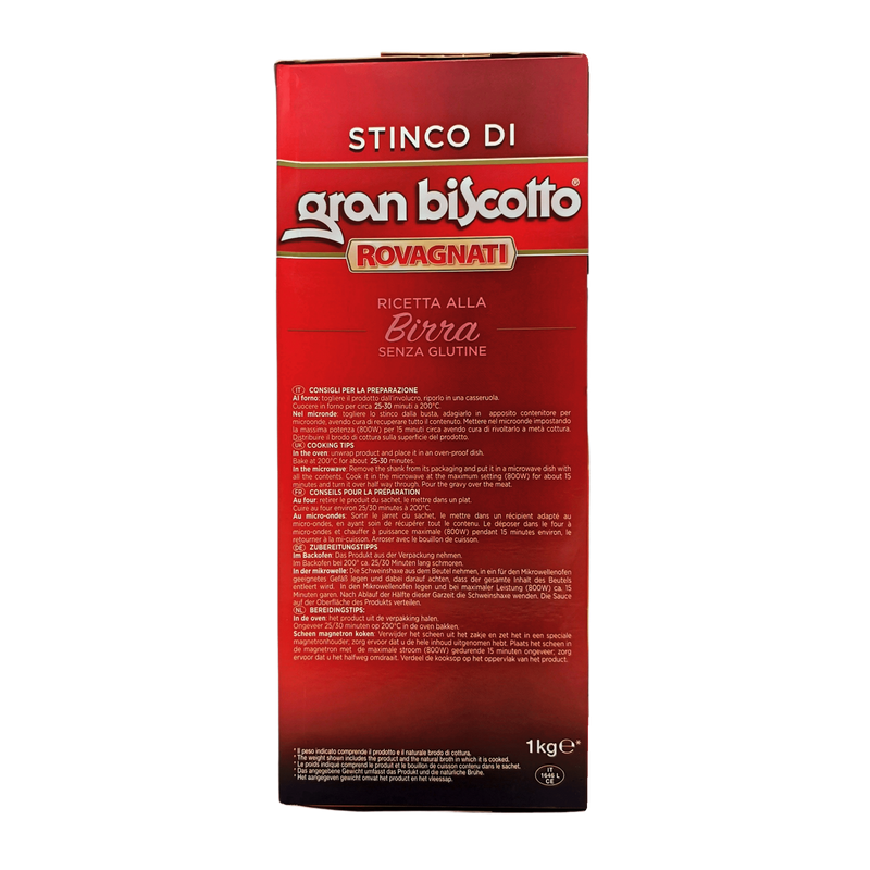 Jarret de porc Gran Biscotto à la bière Rovagnati