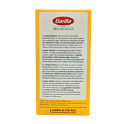 Présentation des pâtes à lasagne Emiliane, Barilla Professionals, 500g, fabriquées avec des œufs frais et du blé dur sélectionné.