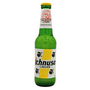 Bouteille de bière Ichnusa Radler au citron 33cl avec étiquette avant