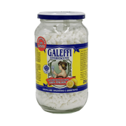 Bocal de 250g d'effervescent au jus de citron Galeffi, idéal pour faciliter la digestion et rafraîchir.