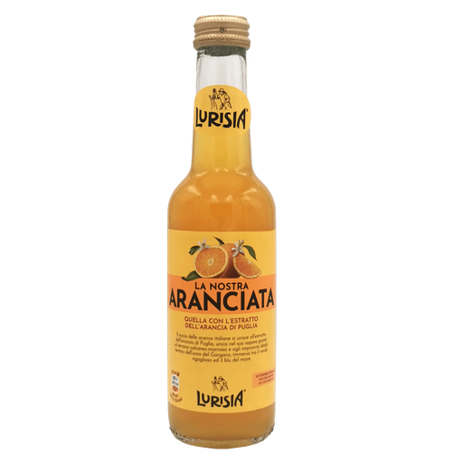 Soda à l'orange italienne avec extrait d'orange des Pouilles